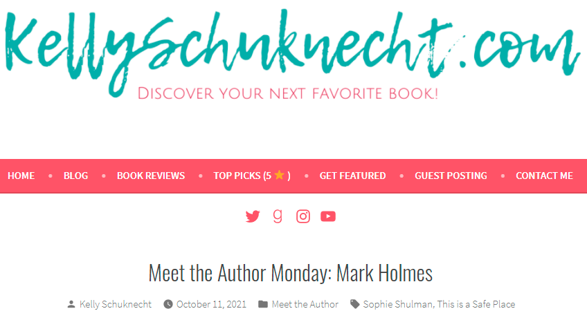 Interview with Quit Lit Book Author, Mark Holmes